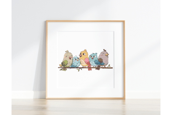 Download Whimsical Bird Cross Stitch Pattern - Pattern Collection