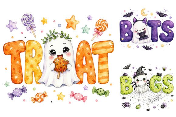Download Halloween Ghost Sublimation PNG Bundle - Png bundle Collection