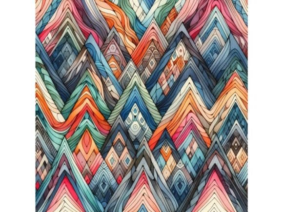 Download A Repetitive Triangle Pattern with Alter - Pattern Collection