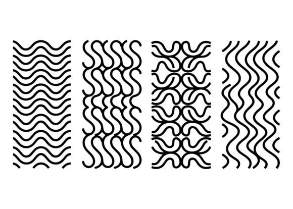 Download Minimal Wave Line Pattern EPS Bundle - Pattern Collection
