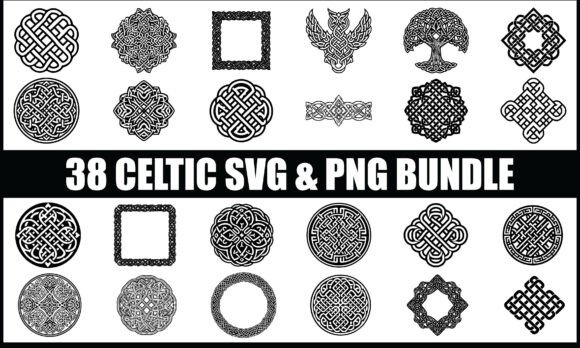 Download Celtic Knot SVG PNG Bundle, Irish Tribal - Png bundle Collection