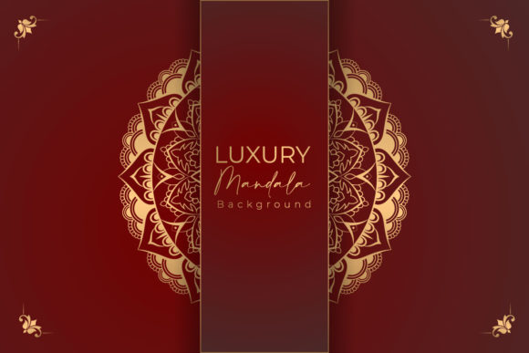 Download Luxury Gold Arabesque Pattern in Mandala - Pattern Collection