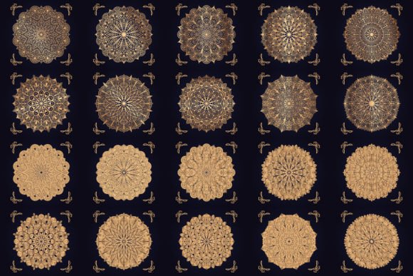 Download 20 Luxury Mandala Arabesque Pattern - Pattern Collection