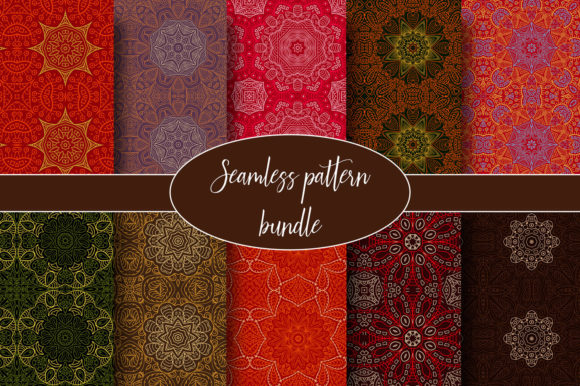 Download Seamless Doodle Pattern. Ethnic Motives - Pattern Collection
