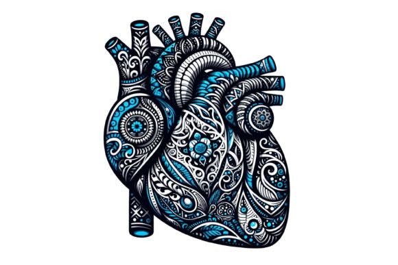 Download Human Heart Intricate Patterns Clipart - Pattern Collection
