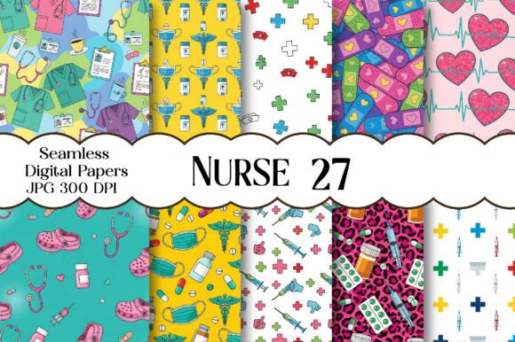 Download Nurse Seamless Pattern - Pattern Collection