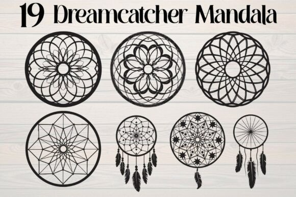 Download 19 Dreamcatcher Mandala Designs - Mandala designs Collection