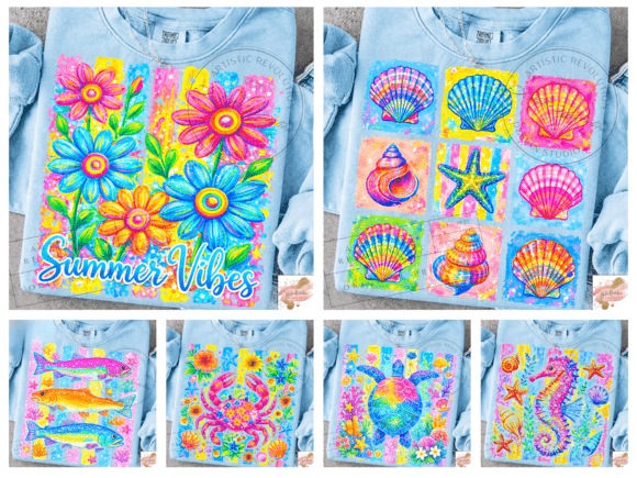 Download Coastal Preppy Summer Png Bundle - Png bundle Collection