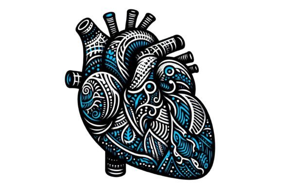Download Human Heart Intricate Patterns Clipart - Pattern Collection