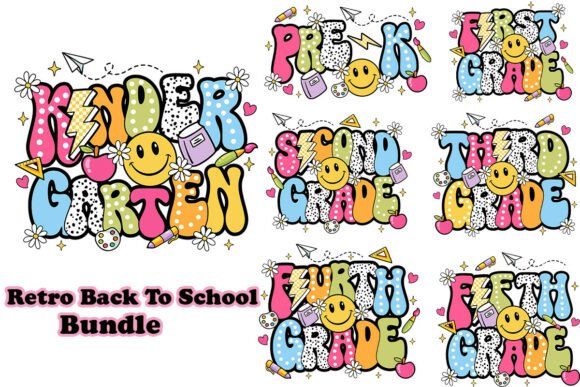 Download Retro Back to School Coquete PNG Bundle - Png bundle Collection