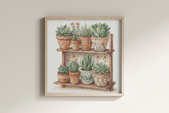 Download Houseplant Cross Stitch Pattern - Pattern Collection