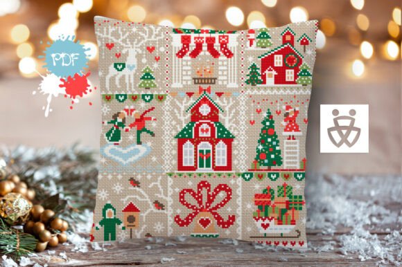 Download Merry Christmas Cross Stitch Pattern PDF - Pattern Collection